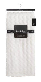 NMTHF-043H - Nicole Miller Bailey Luxury Faux Fur Throw - Ivory