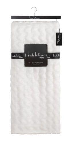 NMTHF-043H - Nicole Miller Bailey Luxury Faux Fur Throw - Ivory