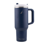 HY-050 - Nautica 40oz Tumbler with Handle & Straw - Navy