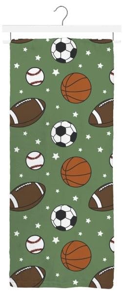 THFPJ-111F - LITTLE CELEBRITY Sports Ball Fleece Throw, 50x70