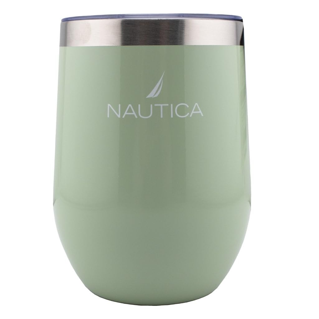HY-029 - Nautica 12oz Insulated Stemless Wine Tumbler - Sage