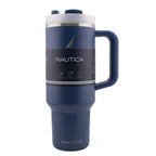 HY-050 - Nautica 40oz Tumbler with Handle & Straw - Navy