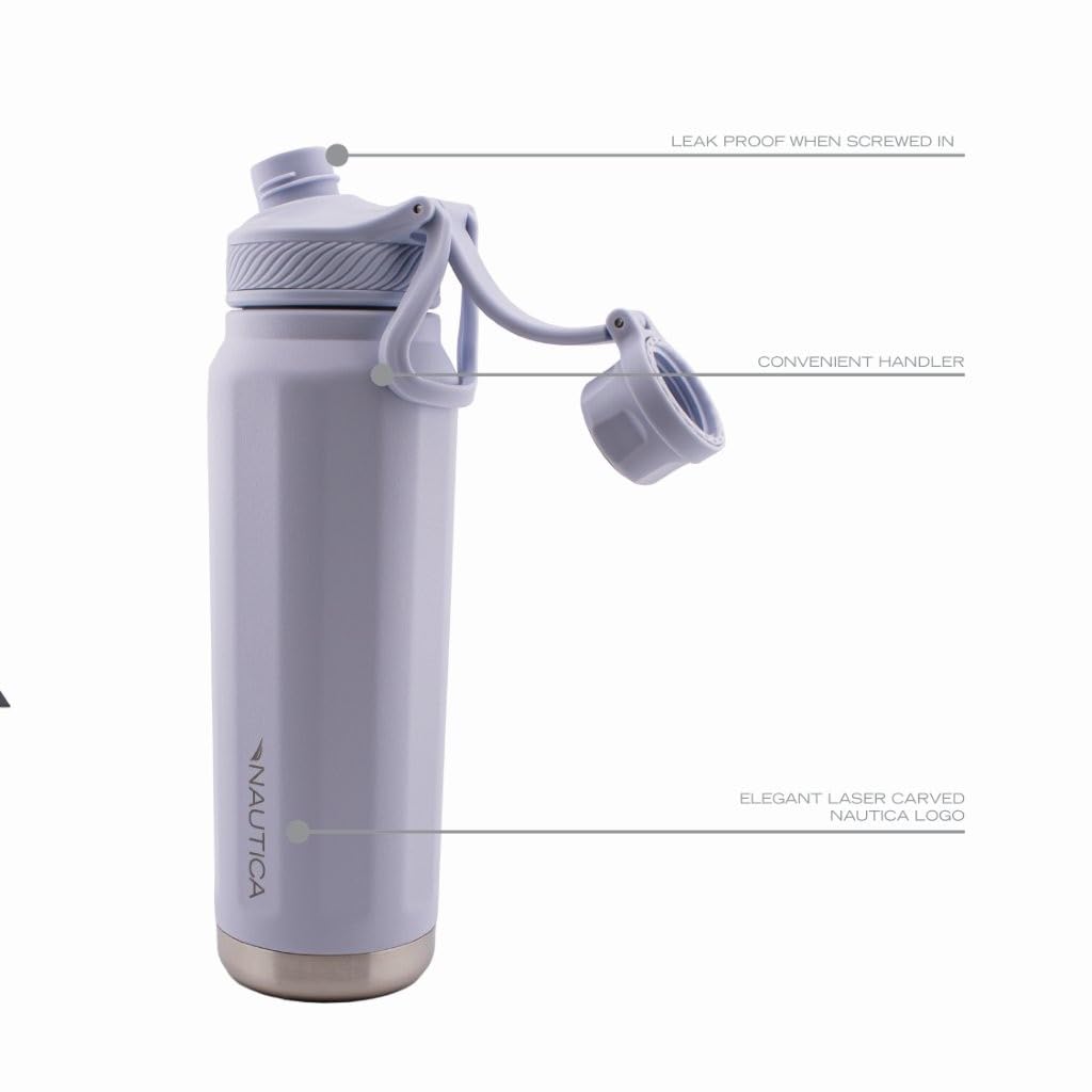 HY-001 - Nautica 25oz Vacuum Insulated Flask - Light Blue