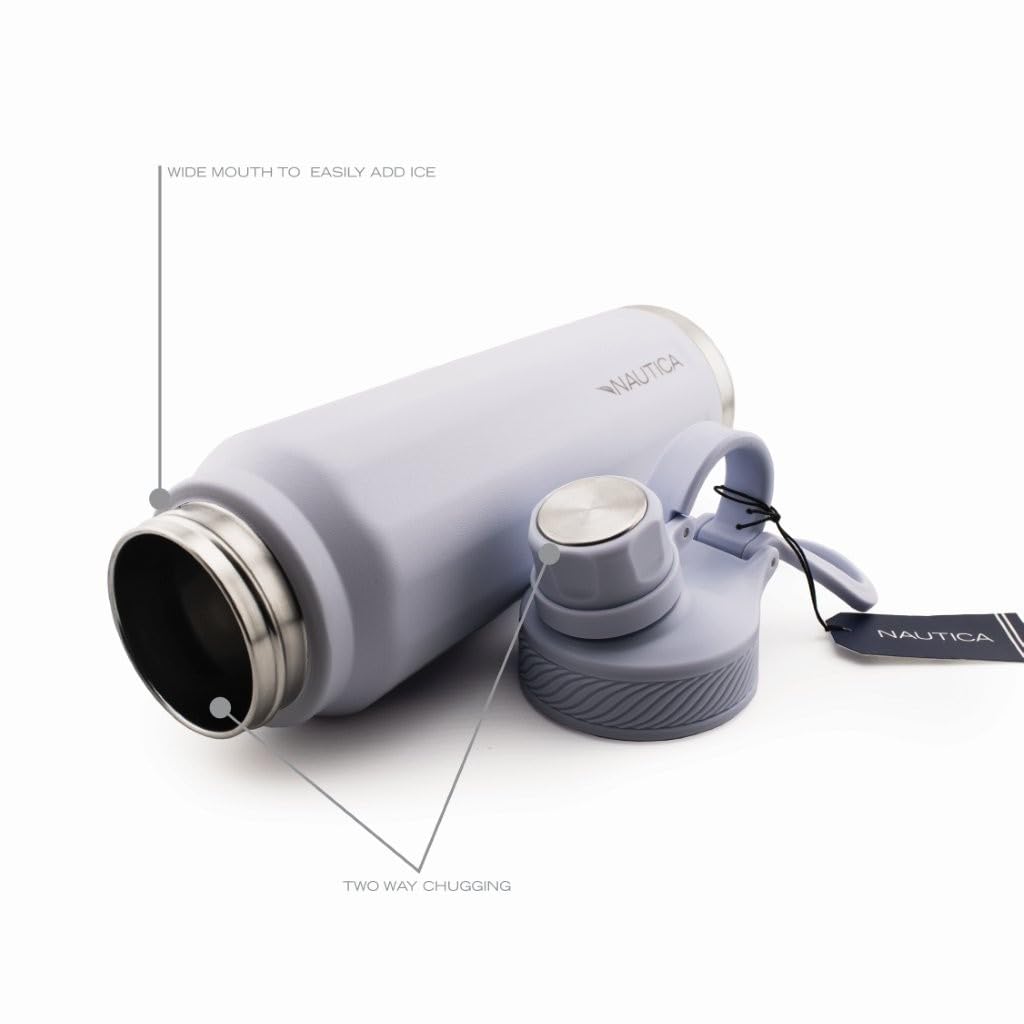 HY-001 - Nautica 25oz Vacuum Insulated Flask - Light Blue