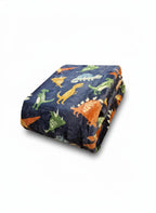 THFPJ-085F - LITTLE CELEBRITY Dinosaur Fleece Throw, 50x70
