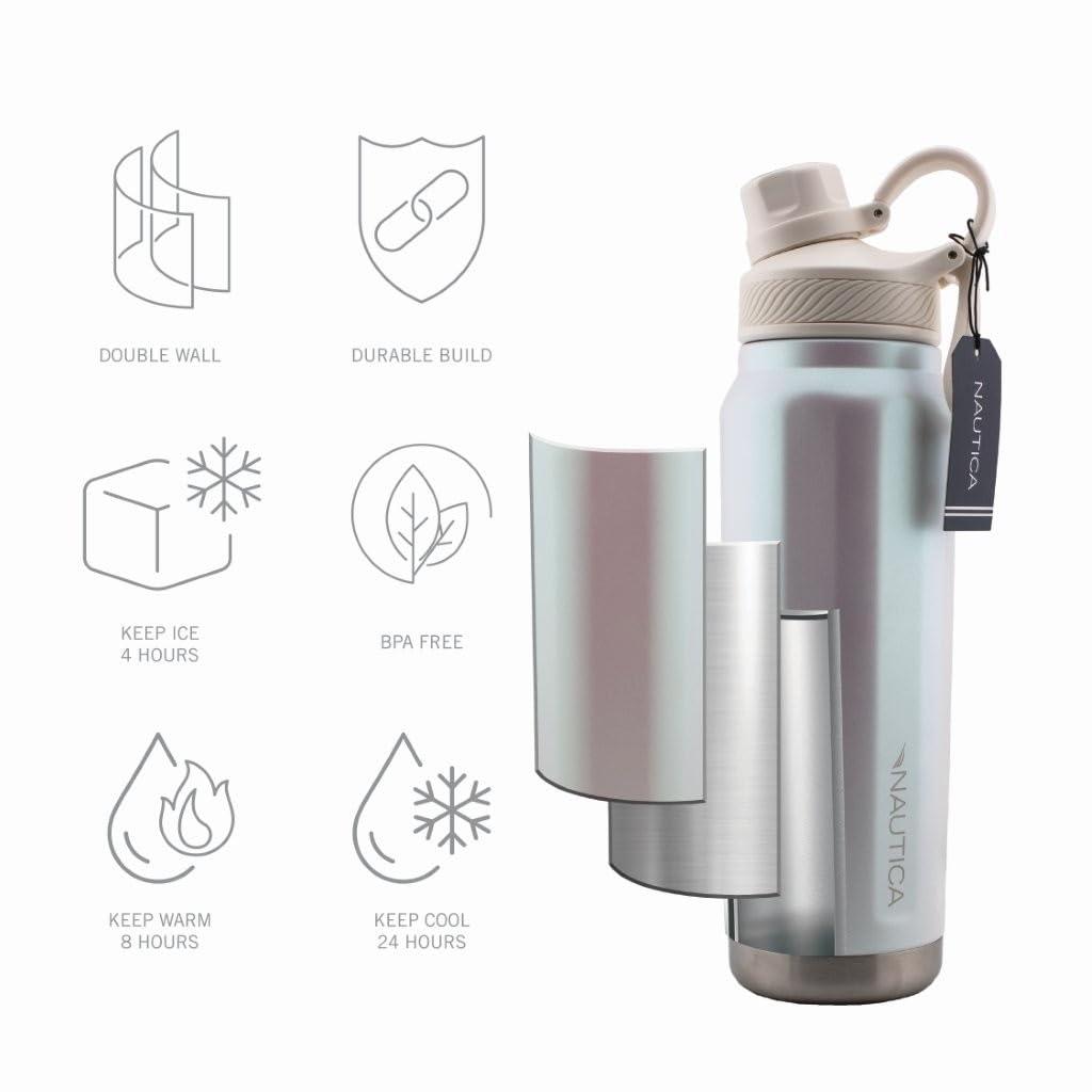 HY-040 - Nautica 25oz Vacuum Insulated Hydration Flask