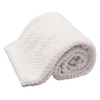 BLPS-039 - LITTLE CELEBRITY Flannel & Fleece Baby Blanket (Cream)