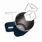 HY-041 - Nautica 40oz Double-Wall Vacuum Travel Mug - Navy