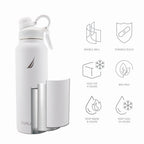 HY-011 - Nautica 40oz Stainless Steel Tumbler - White