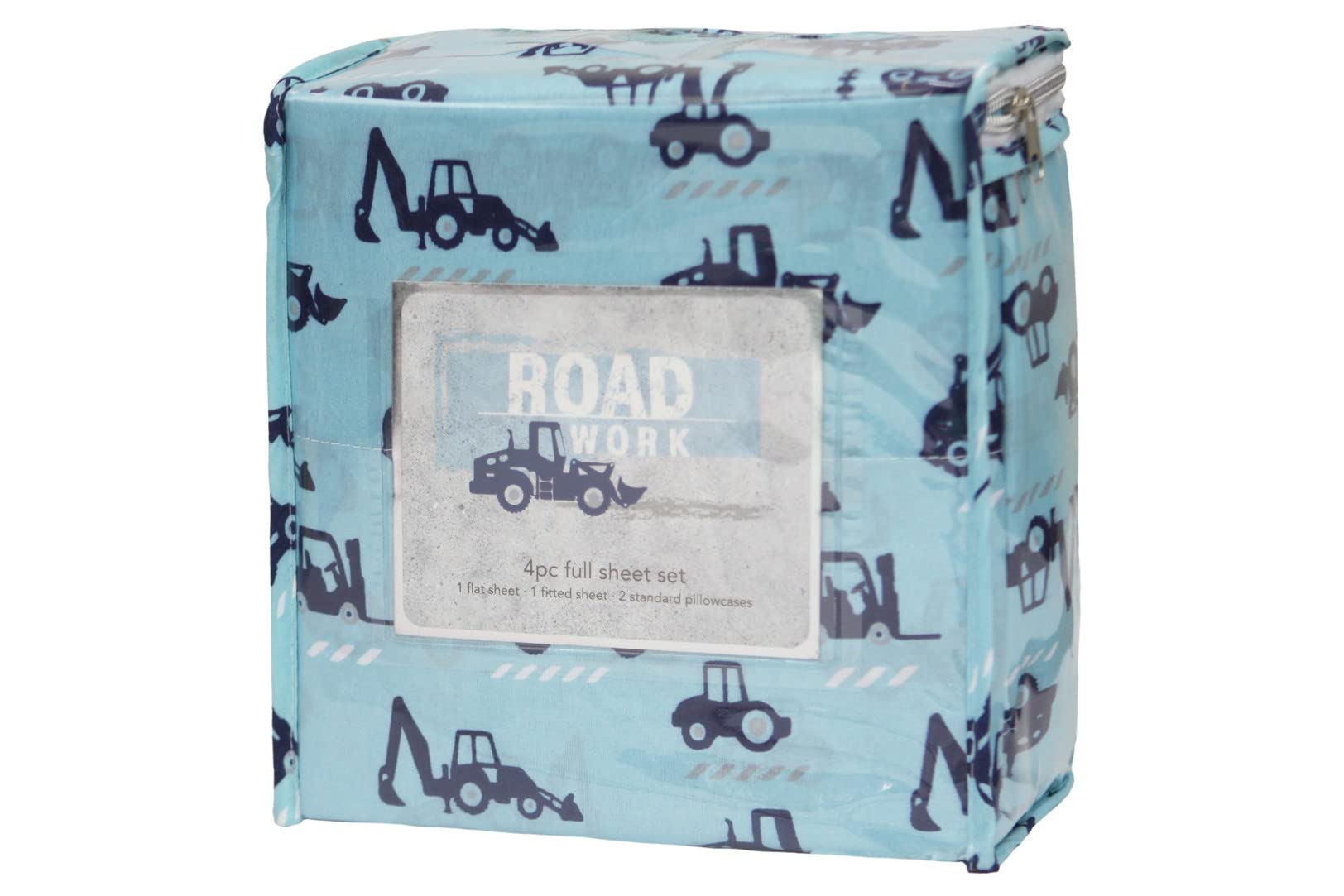 SSP-004F - LITTLE CELEBRITY Full Kids Sheet Set (Road Work)