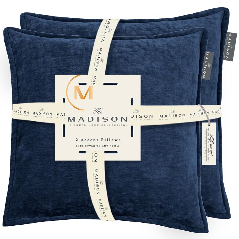 DPPCH20-216P - Celebrity Home The Madison: Down Alternative Pillows (2-Pack) - Deep Navy