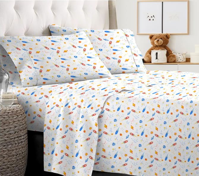 SSP-022F - LITTLE CELEBRITY Full Kids Sheet Set, 4-Piece