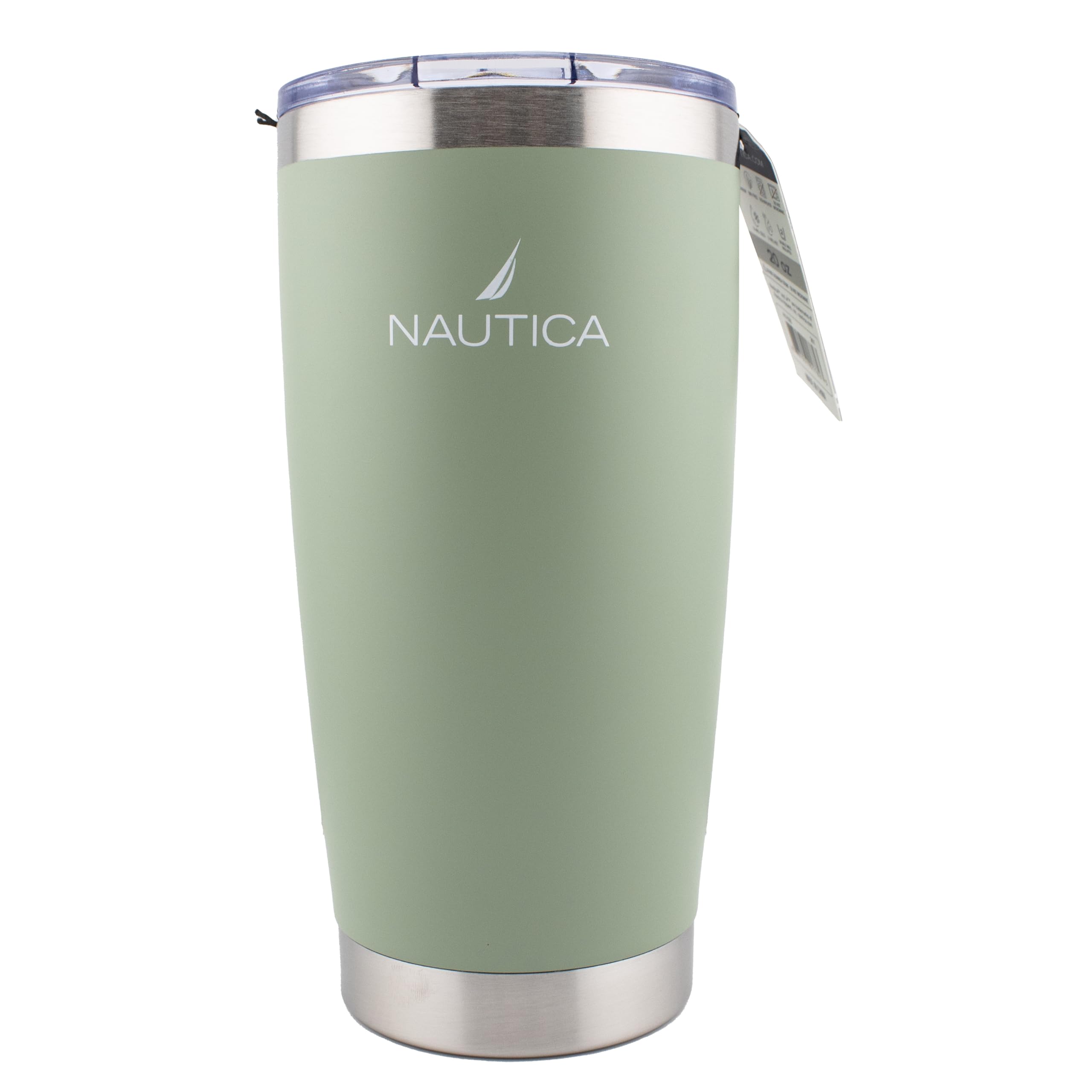 HY-036 - Nautica 20oz Vacuum Insulated Stainless Steel Tumbler - Sage