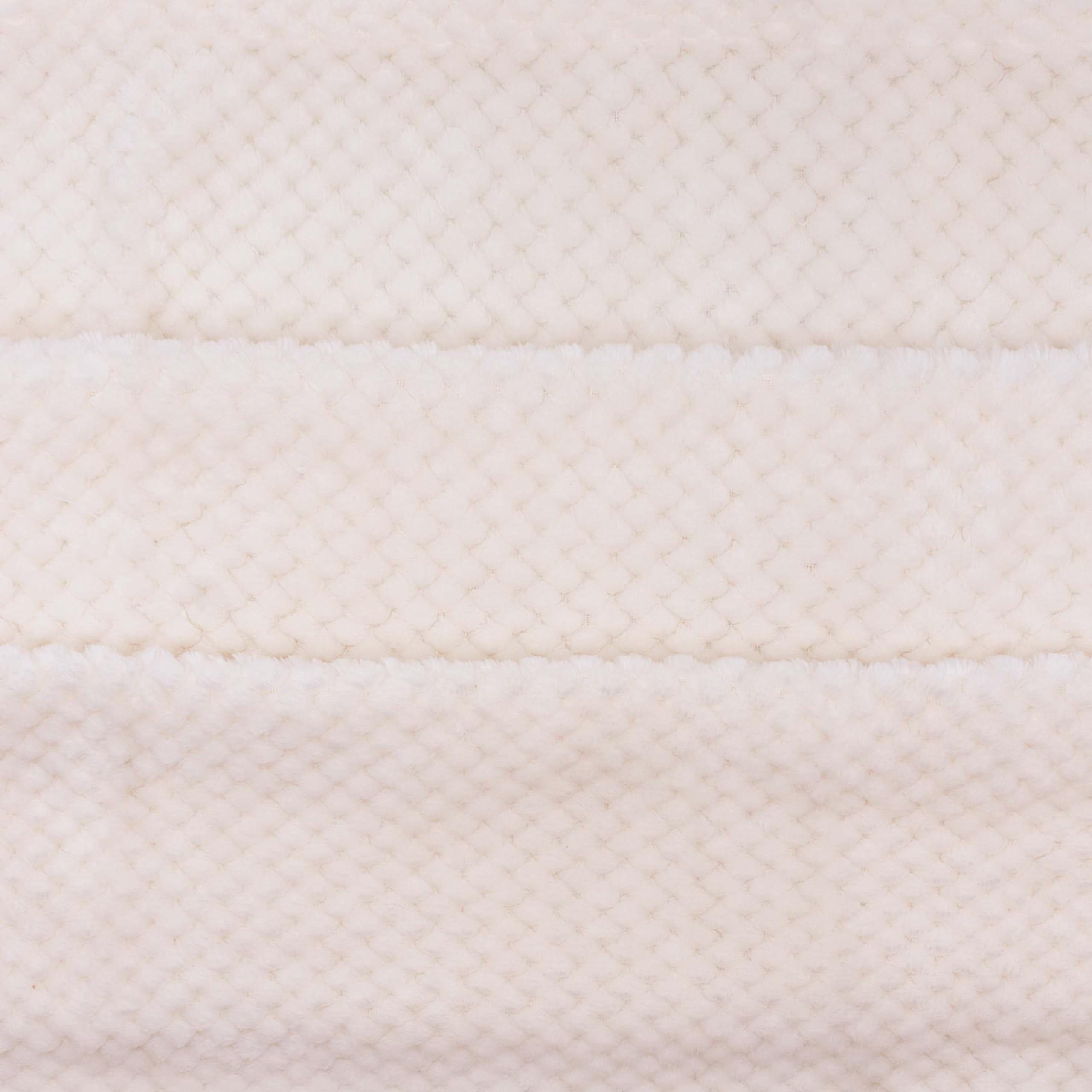 BLPS-039 - LITTLE CELEBRITY Flannel & Fleece Baby Blanket (Cream)