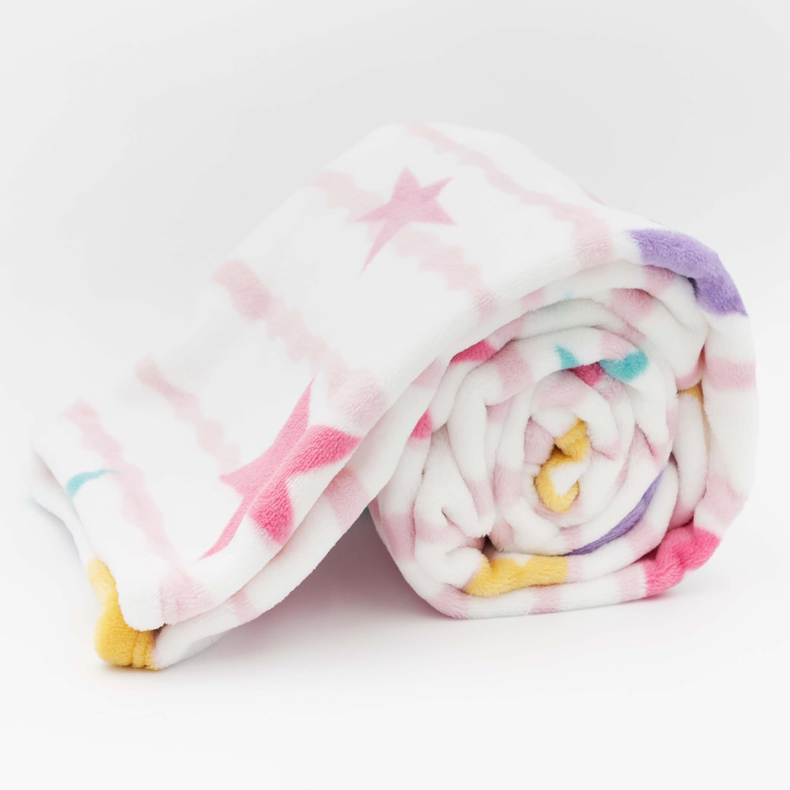 BLFPT-050 - LITTLE CELEBRITY Flannel Toddler Blanket (Waving Star)