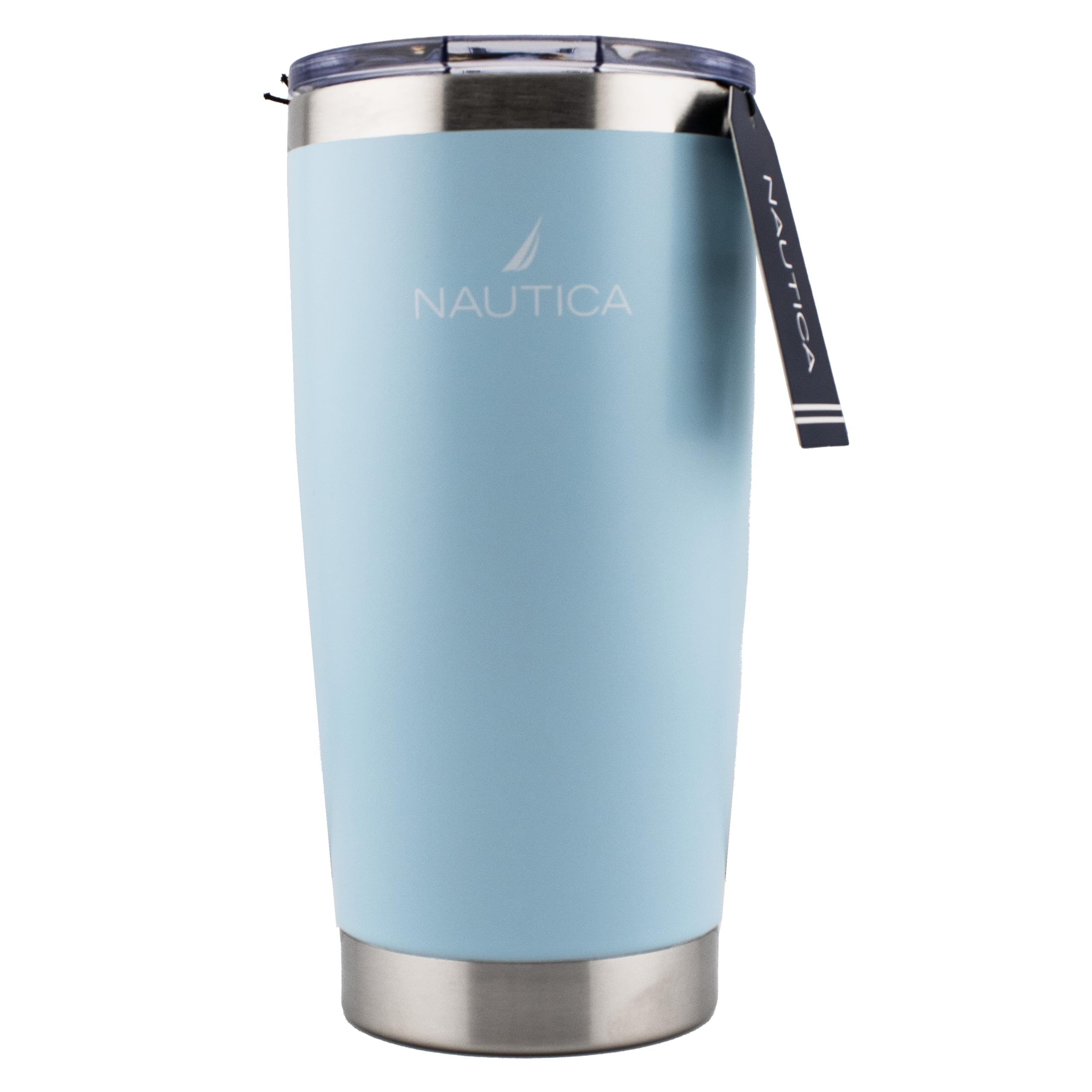 HY-037 - Nautica 20oz Vacuum Insulated Stainless Steel Tumbler - Light Blue