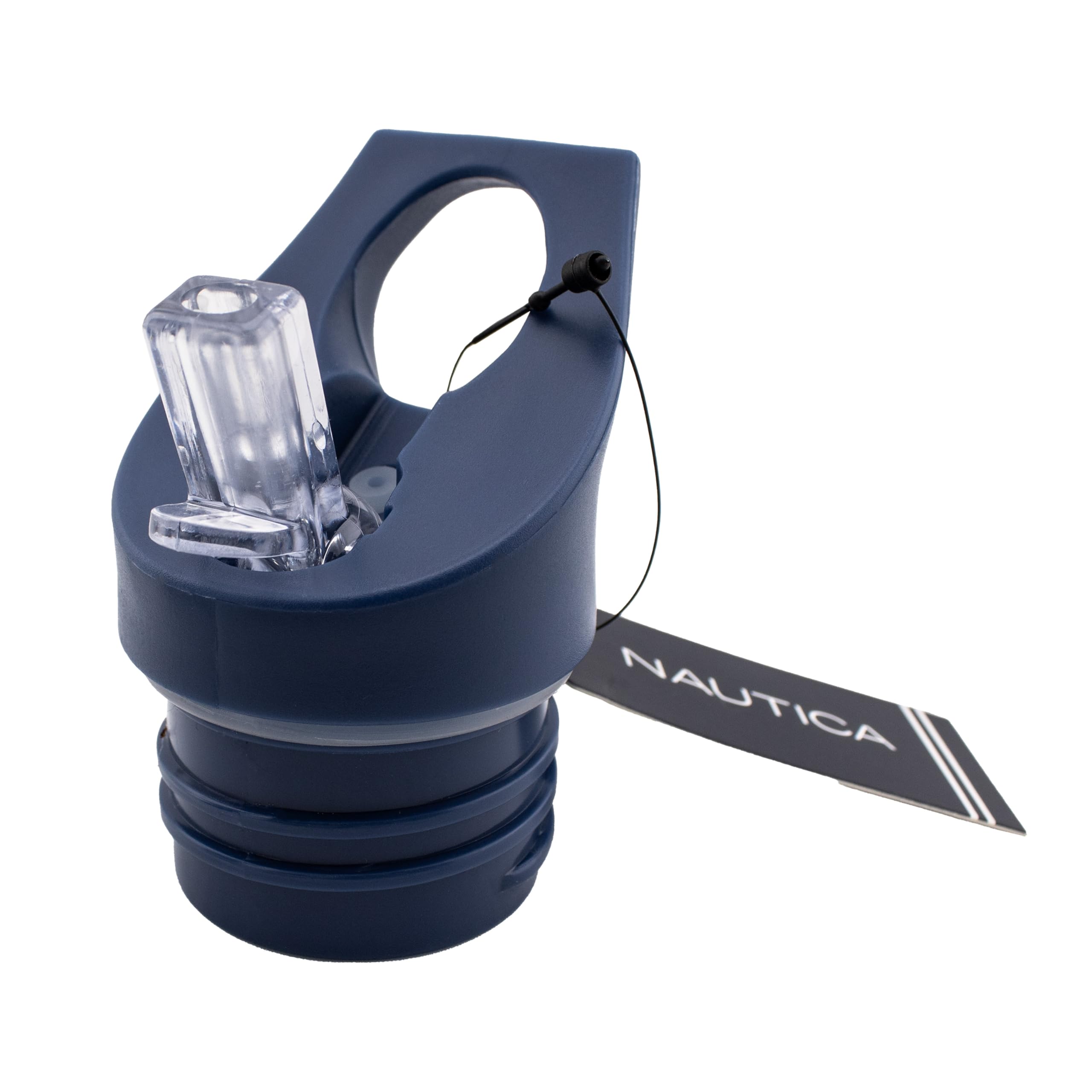 HY-067 - Nautica 21oz Stainless Steel Water Bottle with Straw - Navy