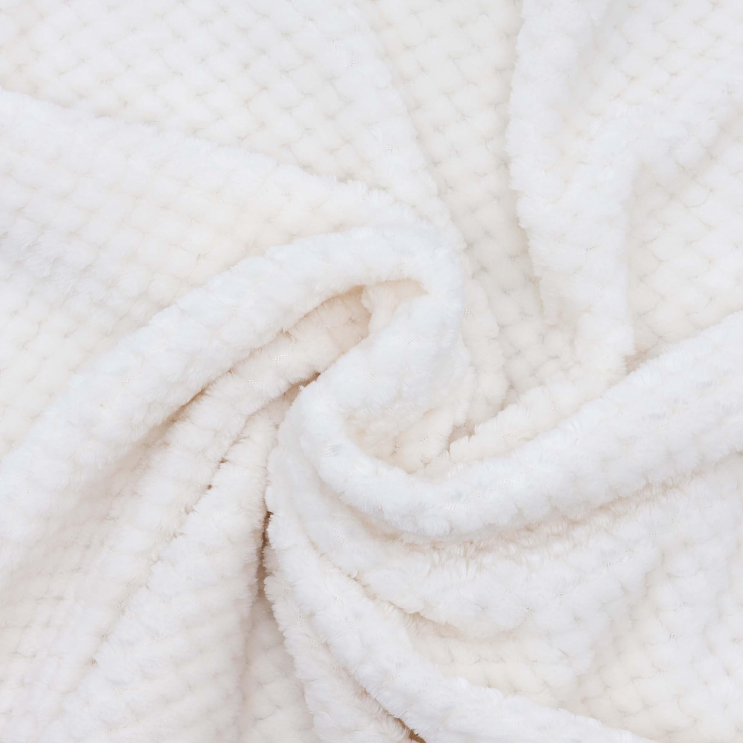 BLPS-039 - LITTLE CELEBRITY Flannel & Fleece Baby Blanket (Cream)