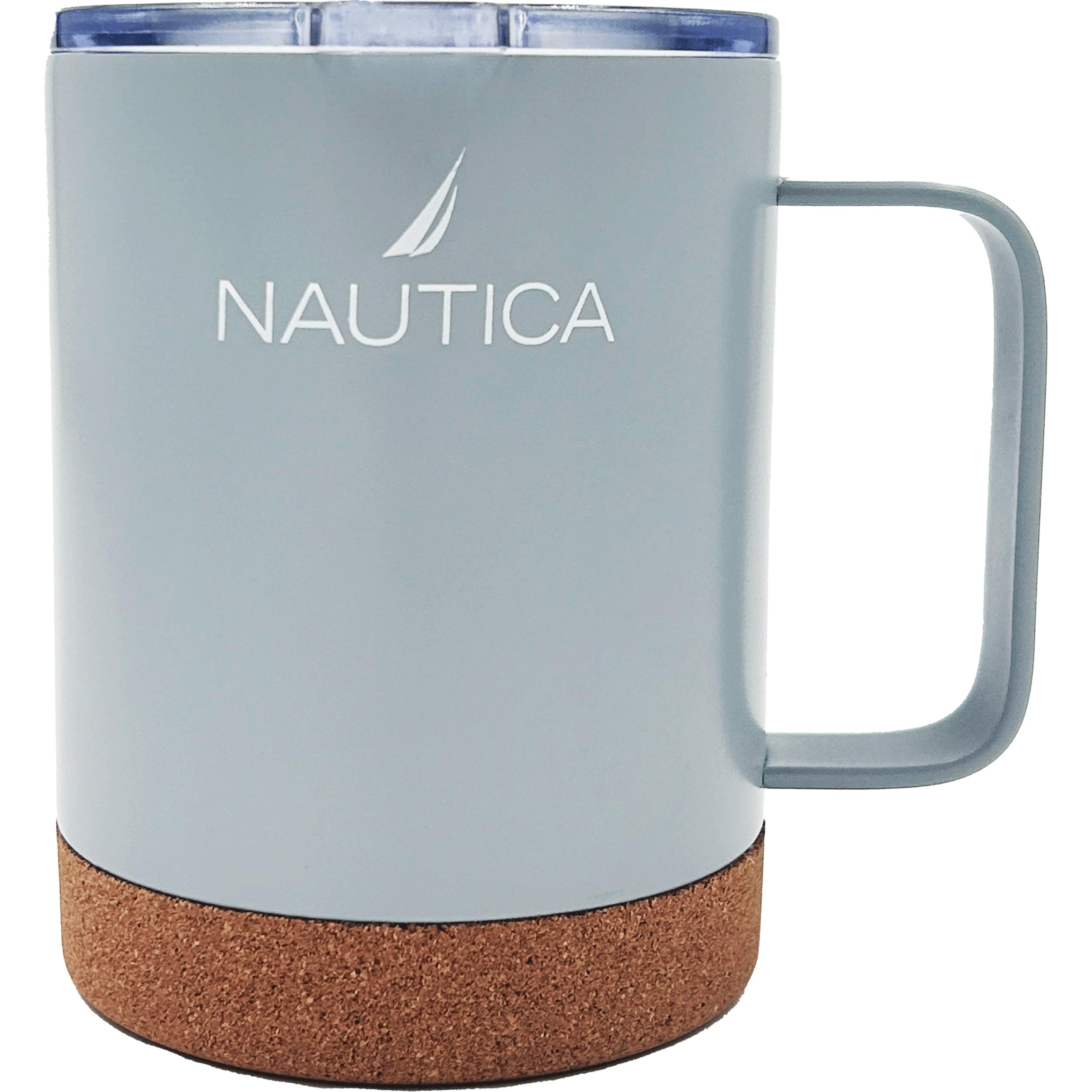 HY-032 - Nautica 12oz Insulated Mug with Cork Base - Light Grey
