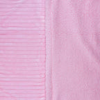 BLJS-021 - LITTLE CELEBRITY Jacquard Flannel Baby Blanket (Pink)