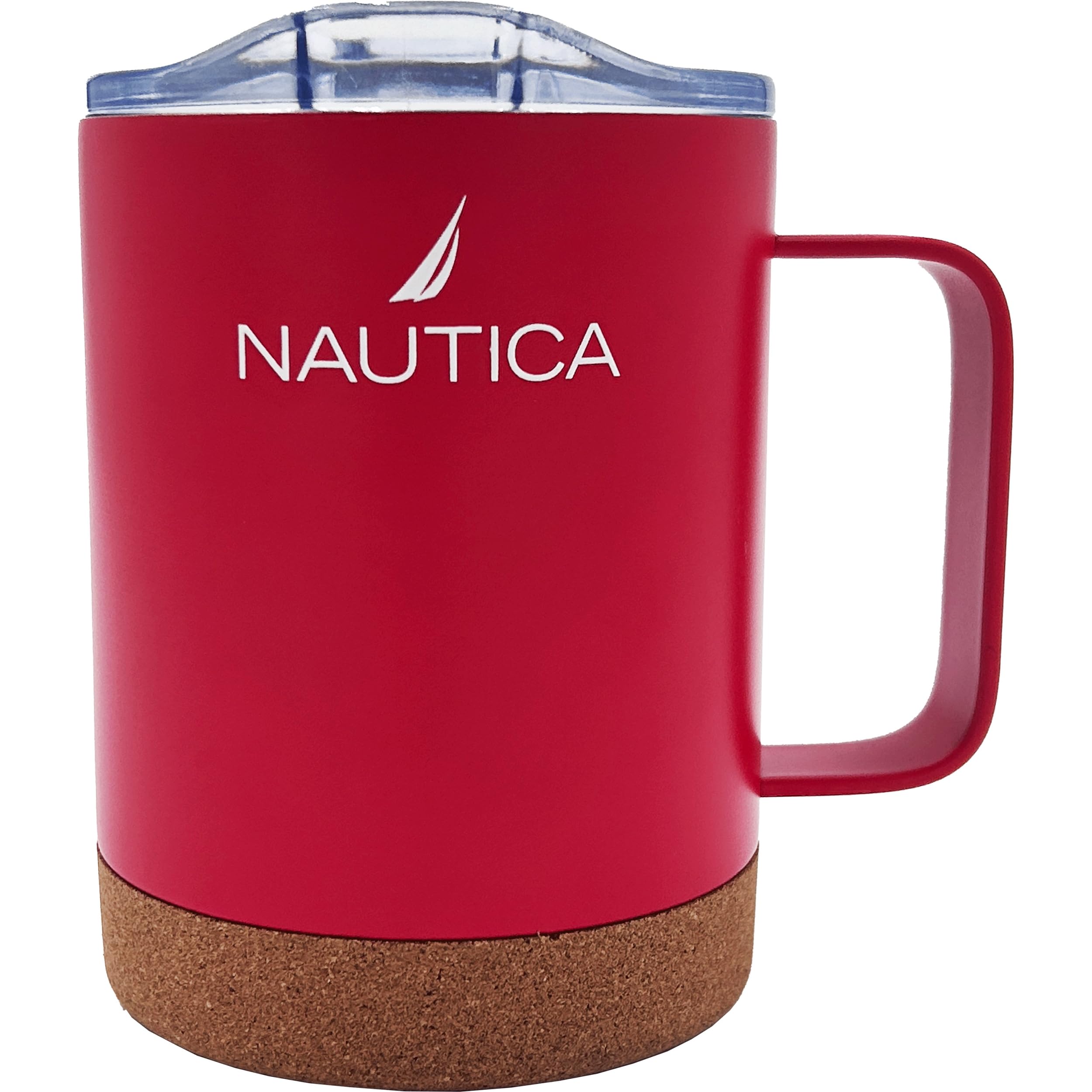 HY-034 - Nautica 12oz Insulated Mug with Cork Base - Red