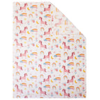 BLFPT-044 - LITTLE CELEBRITY Flannel Toddler Blanket (Unicorn)