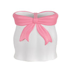 Ariana Ceramic Bow Bathroom Accessories Set - 4-Piece