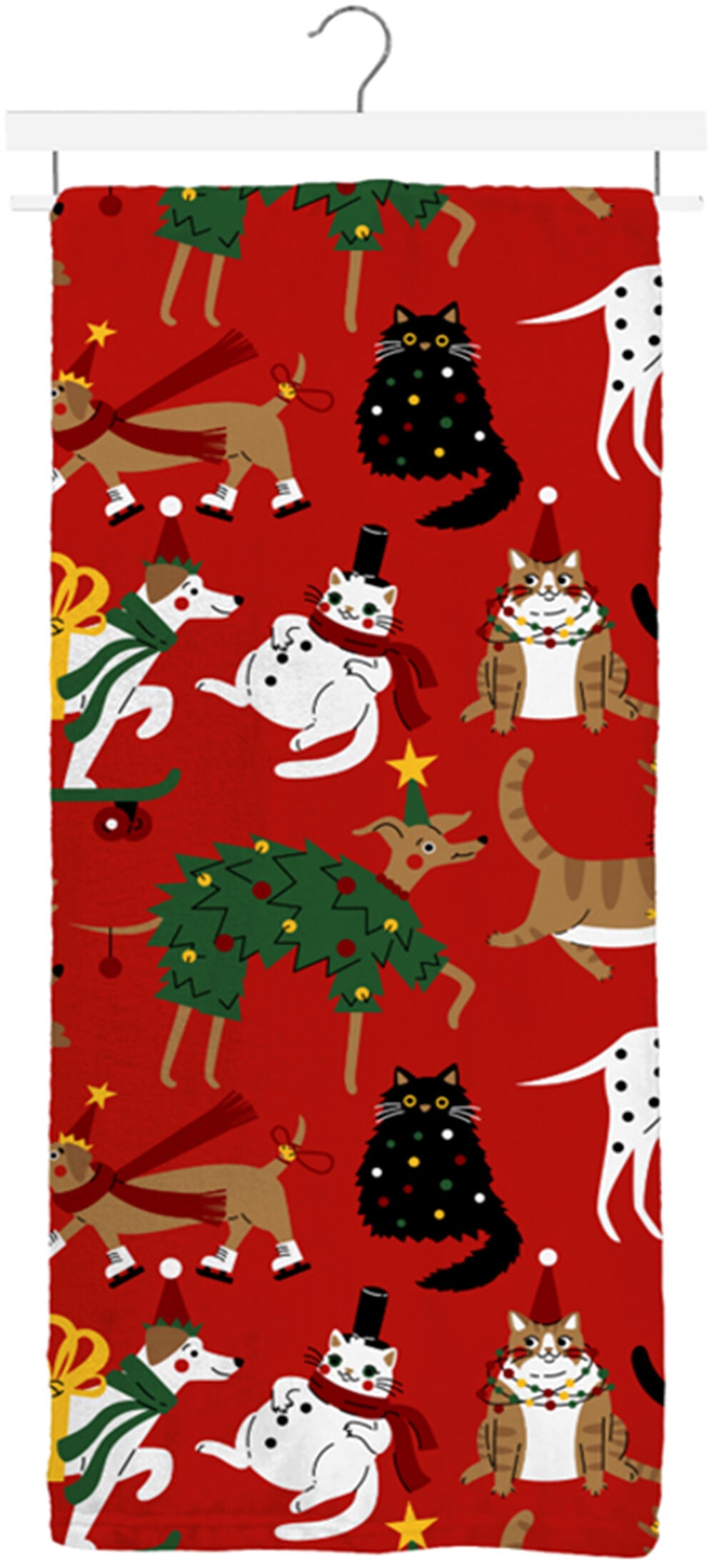 Celebrity Home Extra Large Christmas Plush Throw (60"x70")